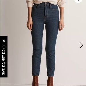 MADEWELL The Perfect Vintage Jean in Haight Wash